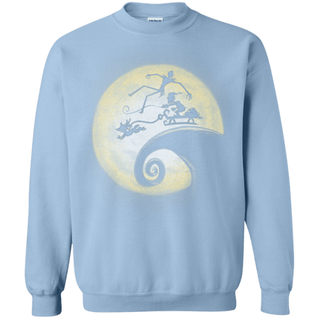 Sweatshirts Light Blue / Small The Nightmare Before Grinchmas Crewneck Sweatshirt