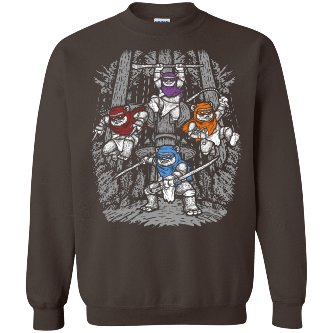 Sweatshirts Dark Chocolate / Small The Ninja Savages Crewneck Sweatshirt