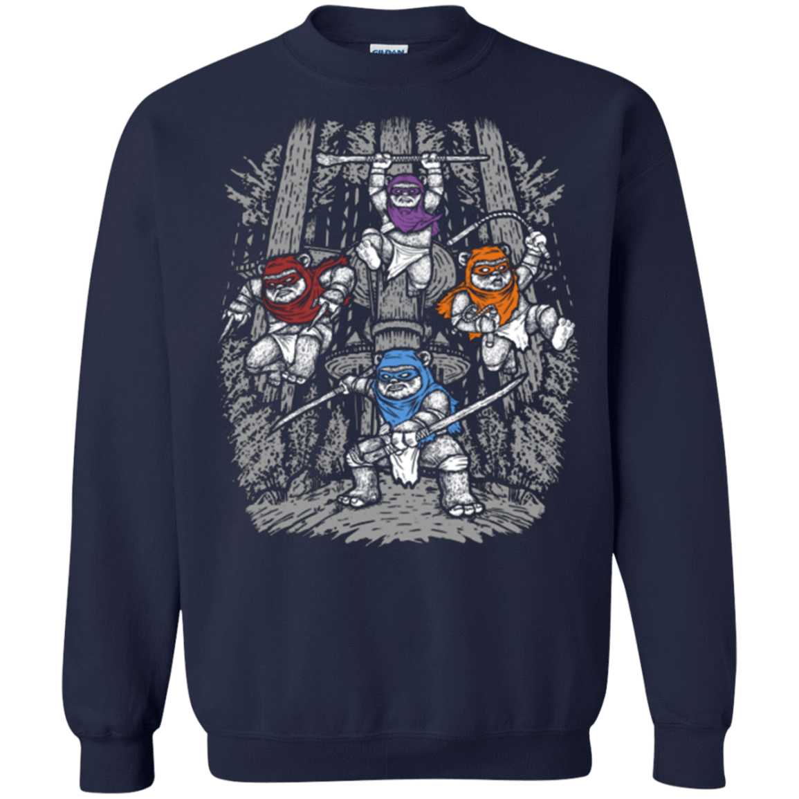 Sweatshirts Navy / Small The Ninja Savages Crewneck Sweatshirt