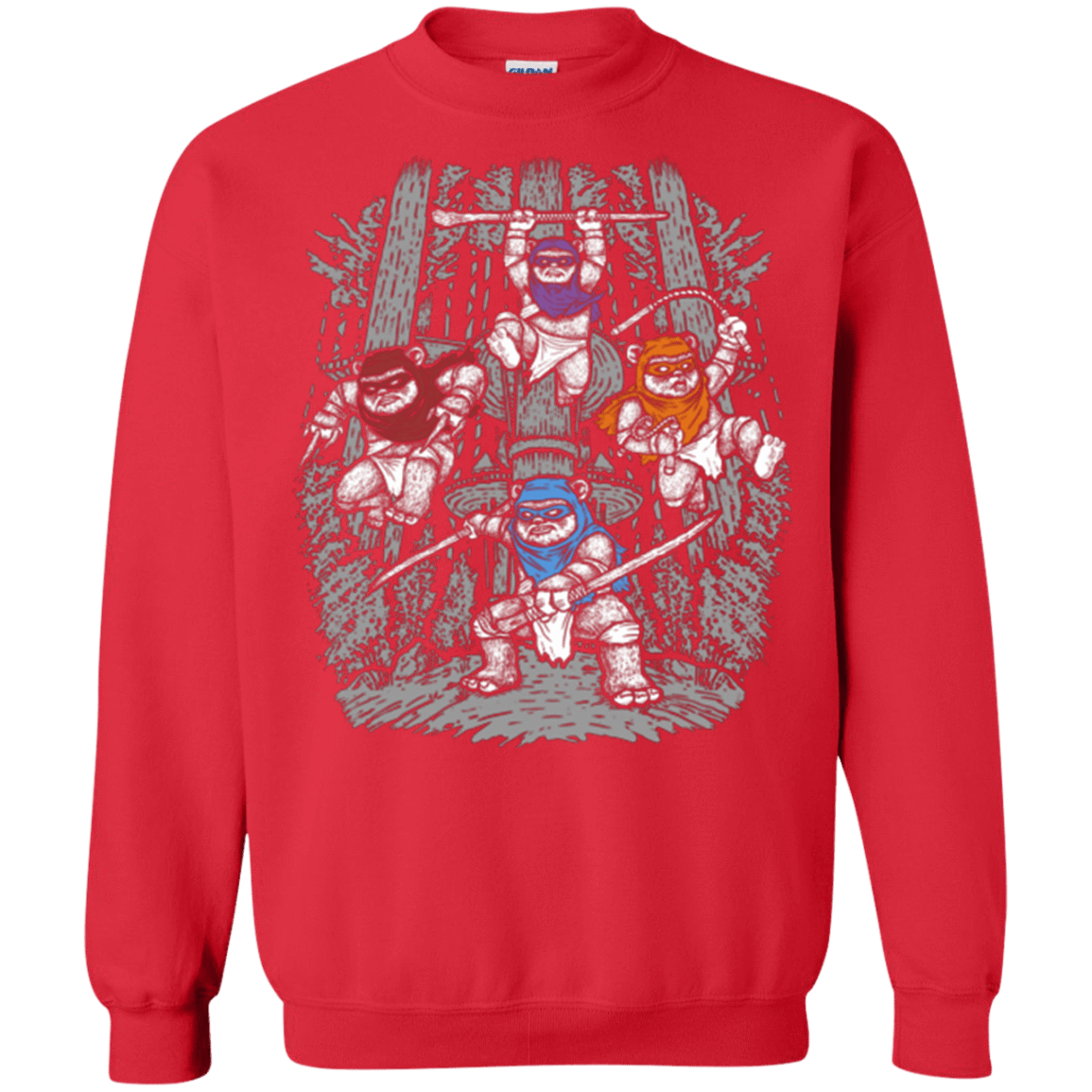 Sweatshirts Red / Small The Ninja Savages Crewneck Sweatshirt