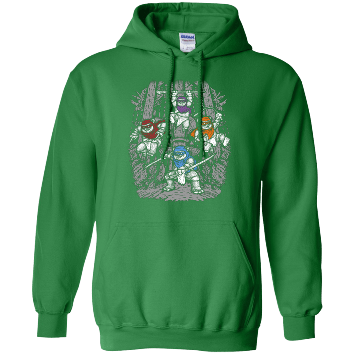 Sweatshirts Irish Green / Small The Ninja Savages Pullover Hoodie