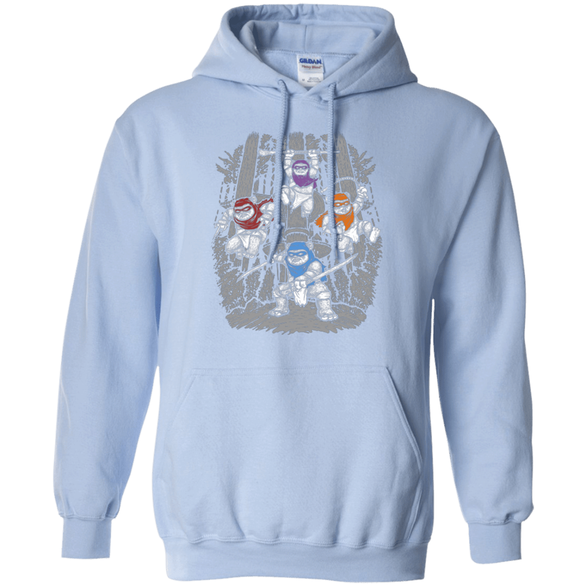 Sweatshirts Light Blue / Small The Ninja Savages Pullover Hoodie