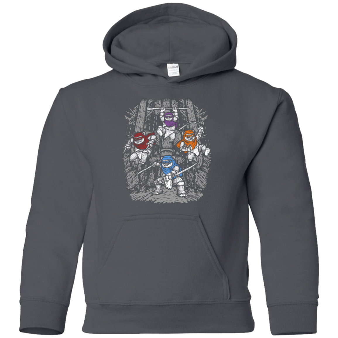 Sweatshirts Charcoal / YS The Ninja Savages Youth Hoodie