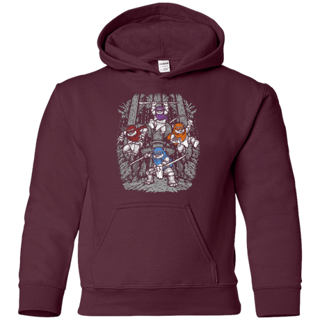 Sweatshirts Maroon / YS The Ninja Savages Youth Hoodie