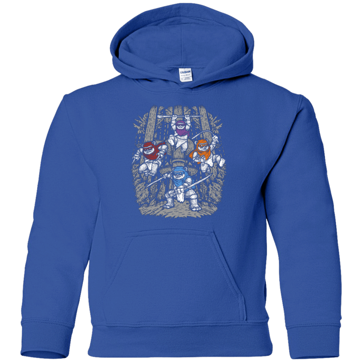 Sweatshirts Royal / YS The Ninja Savages Youth Hoodie