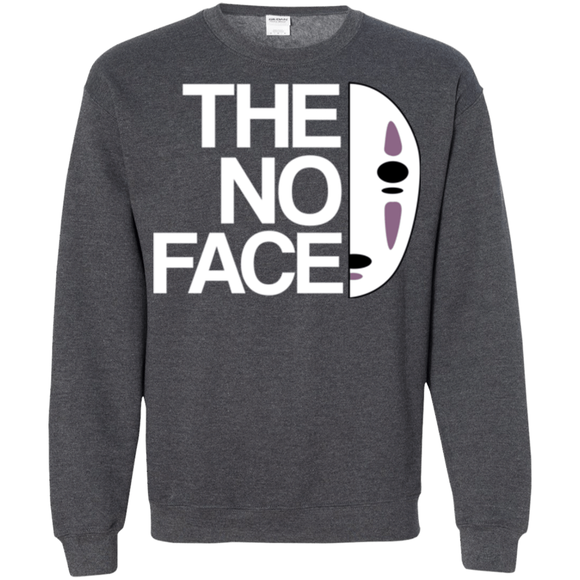 Sweatshirts Dark Heather / Small The No Face Crewneck Sweatshirt