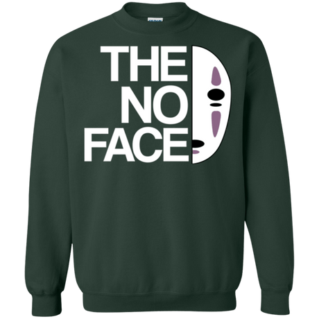 Sweatshirts Forest Green / Small The No Face Crewneck Sweatshirt