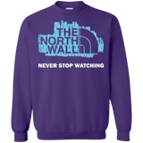 Sweatshirts Purple / S The North Wall Crewneck Sweatshirt