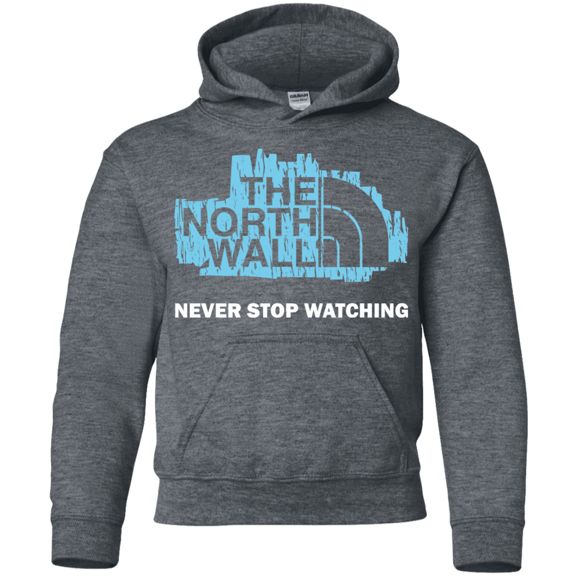 Sweatshirts Dark Heather / YS The North Wall Youth Hoodie