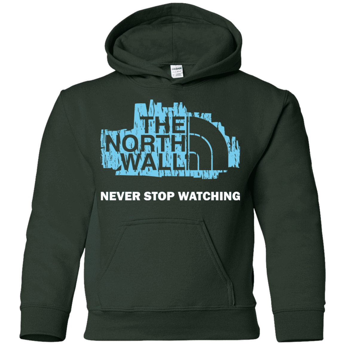 Sweatshirts Forest Green / YS The North Wall Youth Hoodie