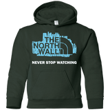 Sweatshirts Forest Green / YS The North Wall Youth Hoodie