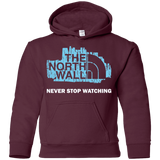 Sweatshirts Maroon / YS The North Wall Youth Hoodie