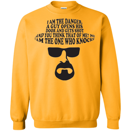 Sweatshirts Gold / Small The One Who Knocks Crewneck Sweatshirt