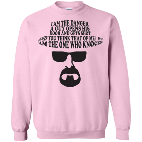 Sweatshirts Light Pink / Small The One Who Knocks Crewneck Sweatshirt