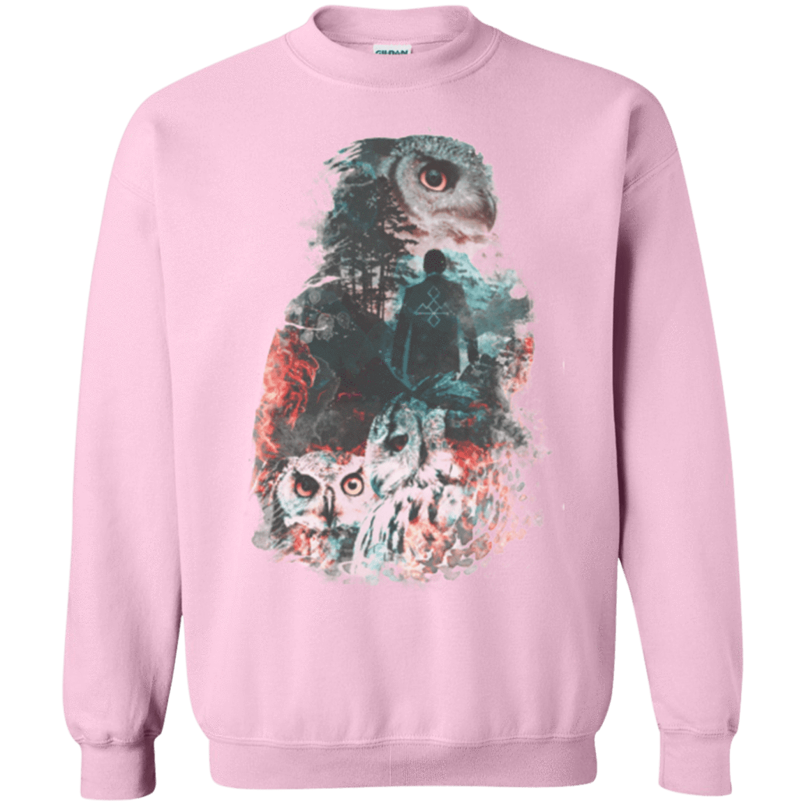 Sweatshirts Light Pink / Small The Owls are Not What They Seem Crewneck Sweatshirt