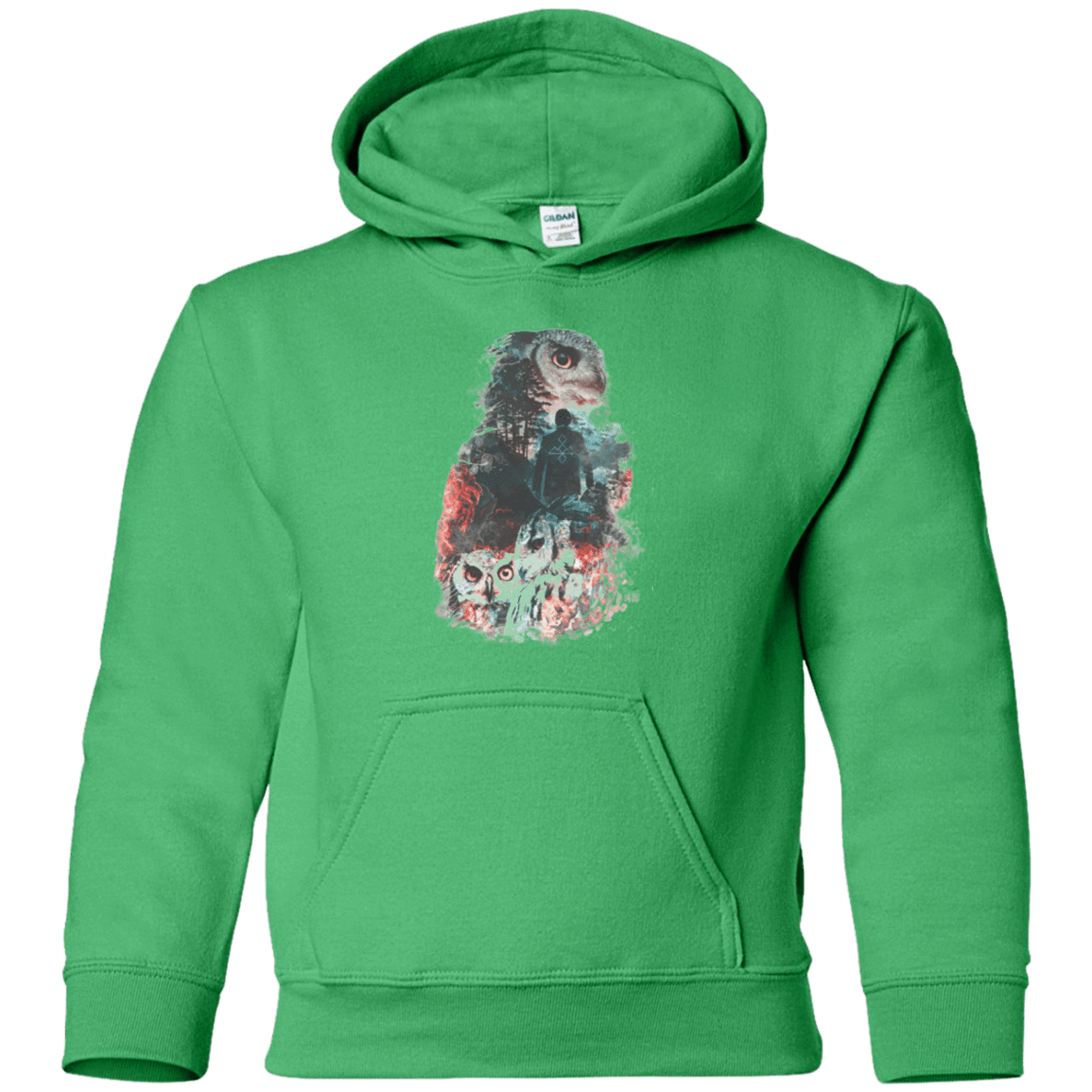 Sweatshirts Irish Green / YS The Owls are Not What They Seem Youth Hoodie