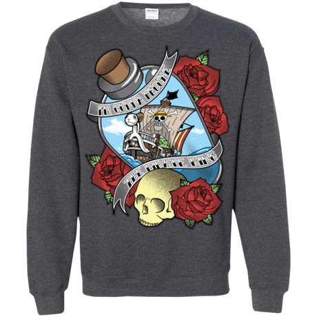 Sweatshirts Dark Heather / Small The Pirate King Crewneck Sweatshirt