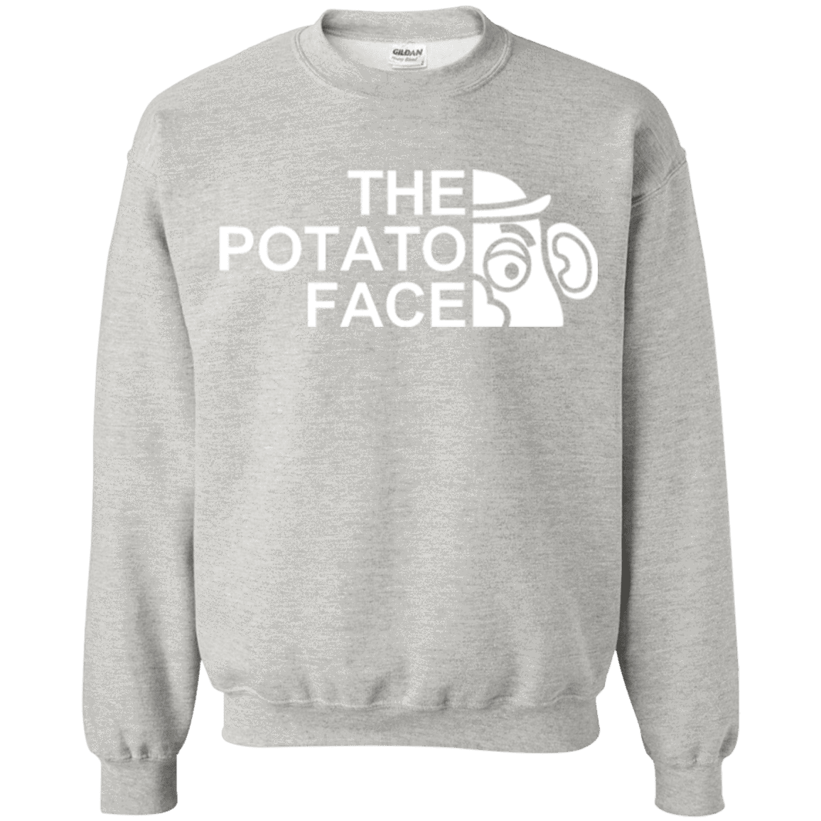 Sweatshirts Ash / Small The Potato Face Crewneck Sweatshirt