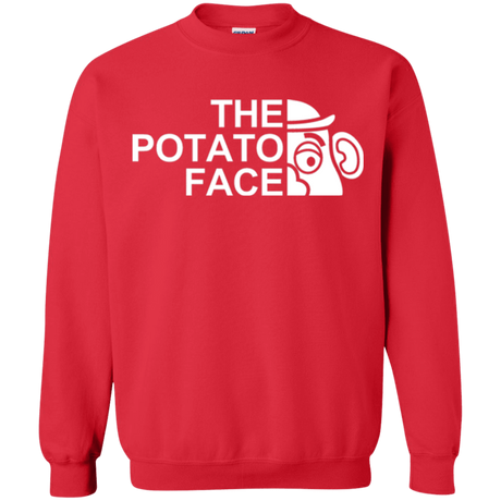Sweatshirts Red / Small The Potato Face Crewneck Sweatshirt