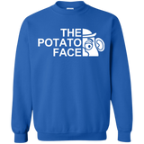 Sweatshirts Royal / Small The Potato Face Crewneck Sweatshirt