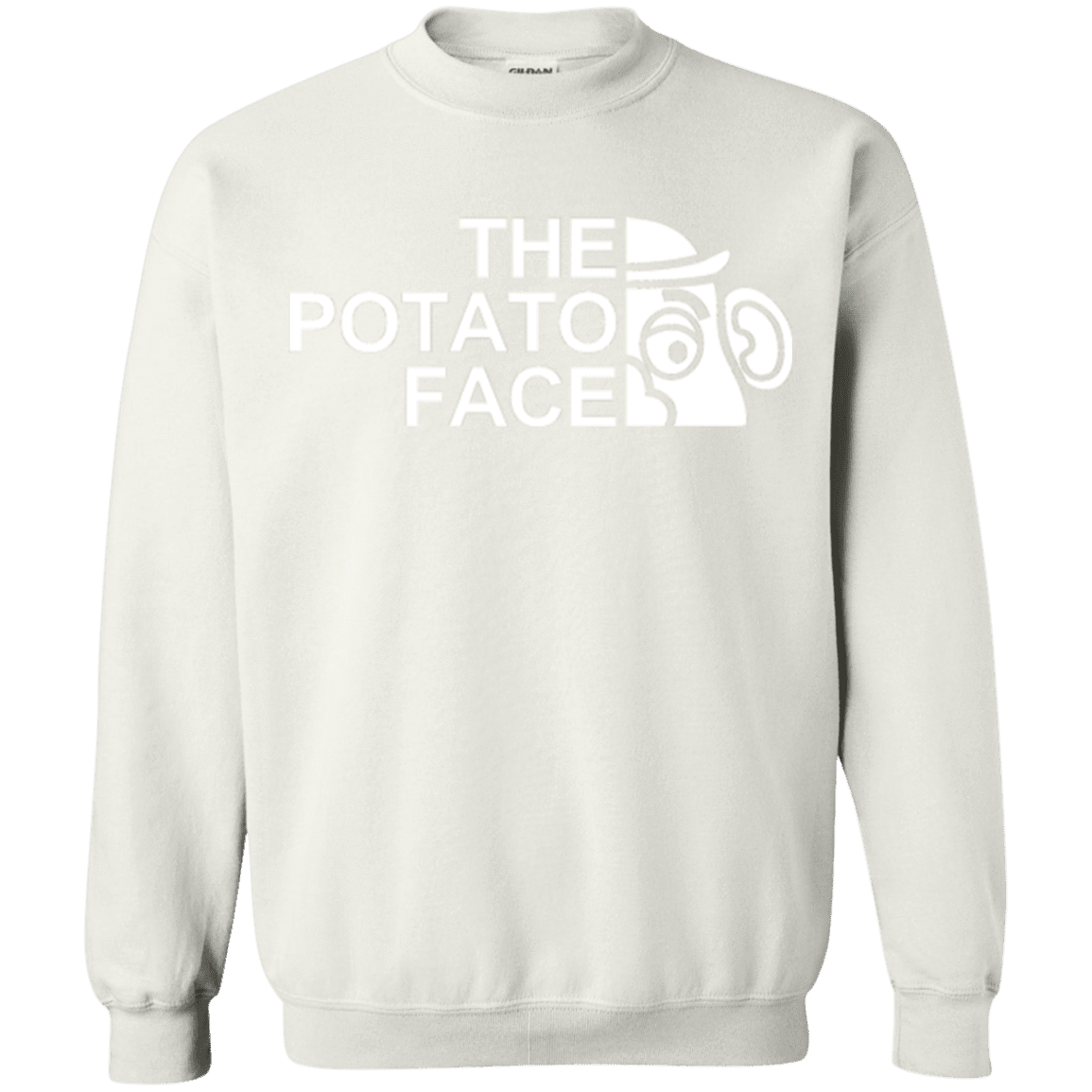 Sweatshirts White / Small The Potato Face Crewneck Sweatshirt