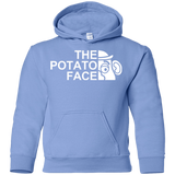 Sweatshirts Carolina Blue / YS The Potato Face Youth Hoodie