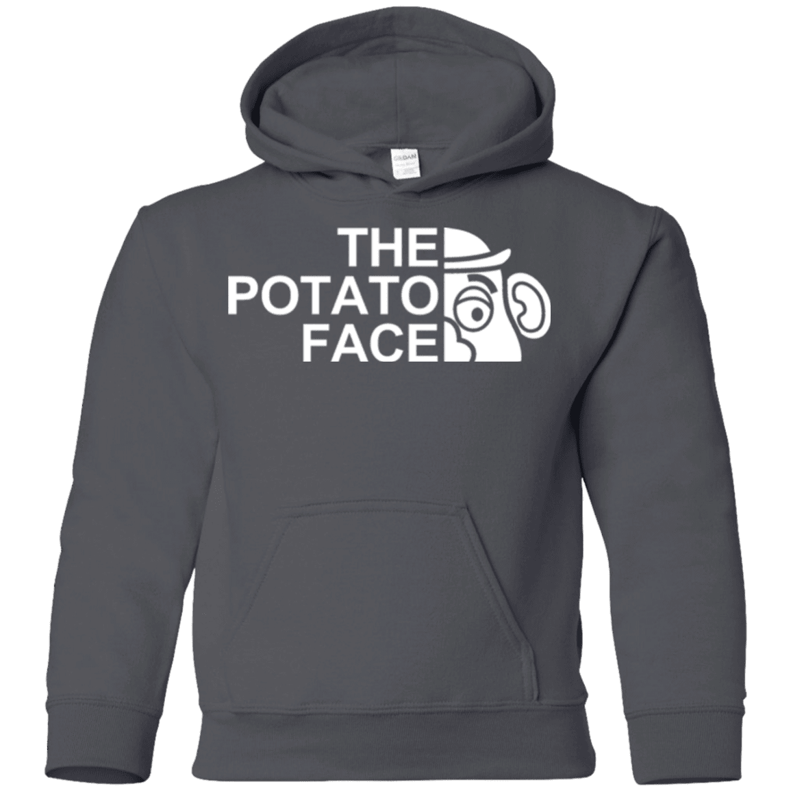 Sweatshirts Charcoal / YS The Potato Face Youth Hoodie