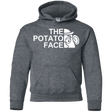 Sweatshirts Dark Heather / YS The Potato Face Youth Hoodie