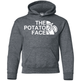 Sweatshirts Dark Heather / YS The Potato Face Youth Hoodie