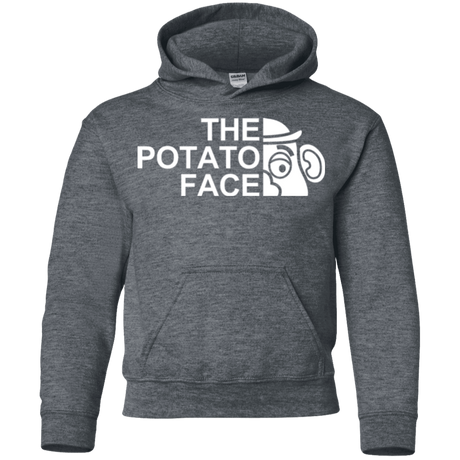 Sweatshirts Dark Heather / YS The Potato Face Youth Hoodie