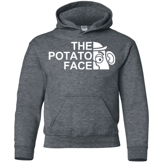 Sweatshirts Dark Heather / YS The Potato Face Youth Hoodie