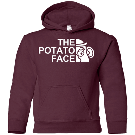 Sweatshirts Maroon / YS The Potato Face Youth Hoodie