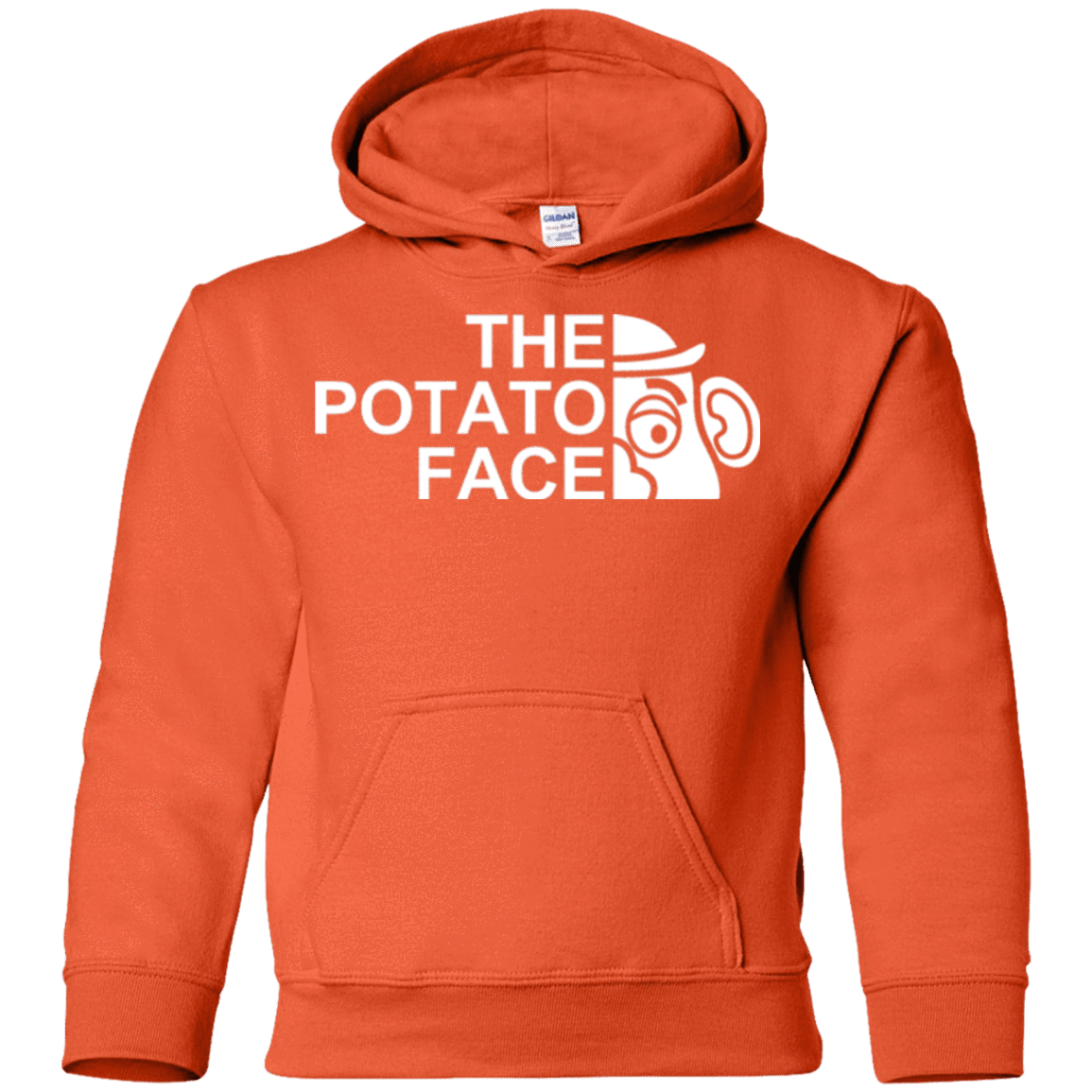 Sweatshirts Orange / YS The Potato Face Youth Hoodie