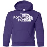 Sweatshirts Purple / YS The Potato Face Youth Hoodie
