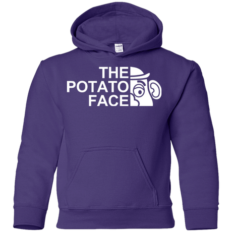 Sweatshirts Purple / YS The Potato Face Youth Hoodie