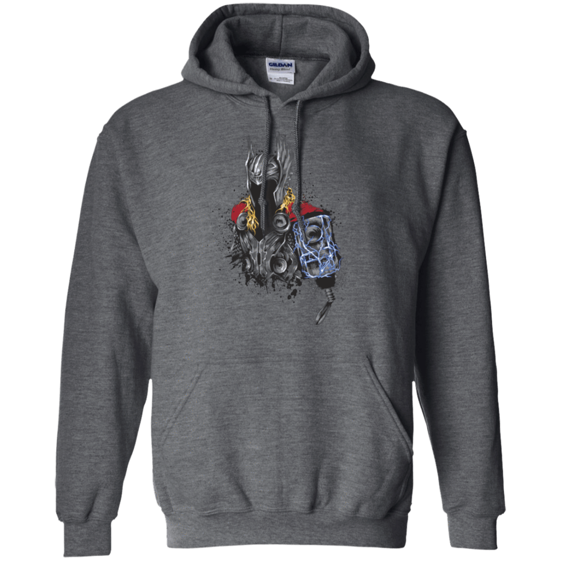 Sweatshirts Dark Heather / S The Power of Thunder Pullover Hoodie