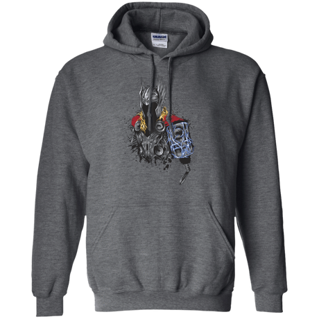 Sweatshirts Dark Heather / S The Power of Thunder Pullover Hoodie