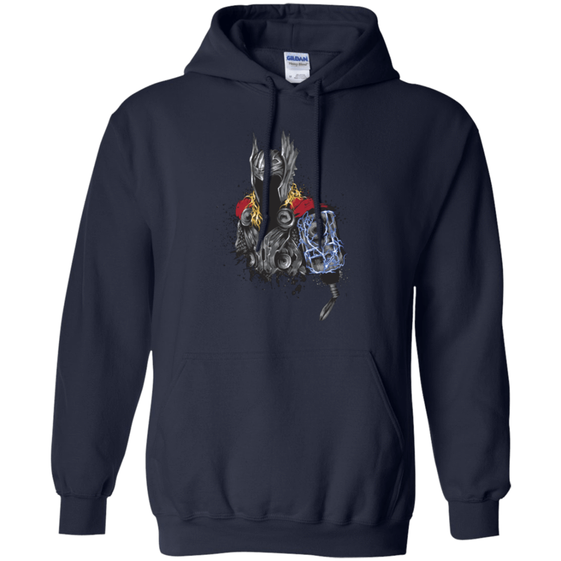 Sweatshirts Navy / S The Power of Thunder Pullover Hoodie
