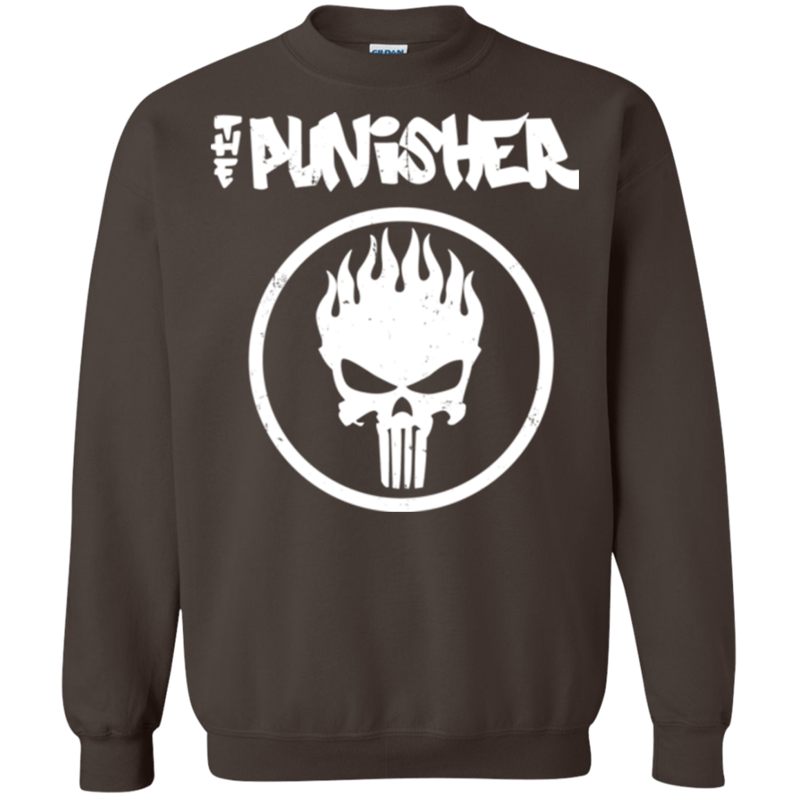 Sweatshirts Dark Chocolate / Small The Punisher Crewneck Sweatshirt