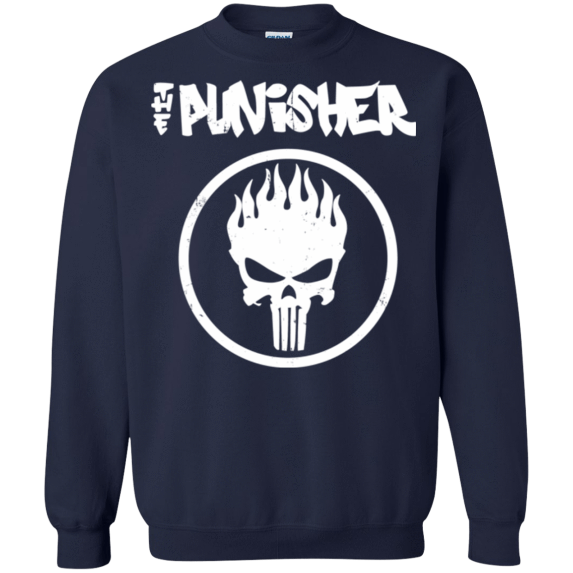 Sweatshirts Navy / Small The Punisher Crewneck Sweatshirt