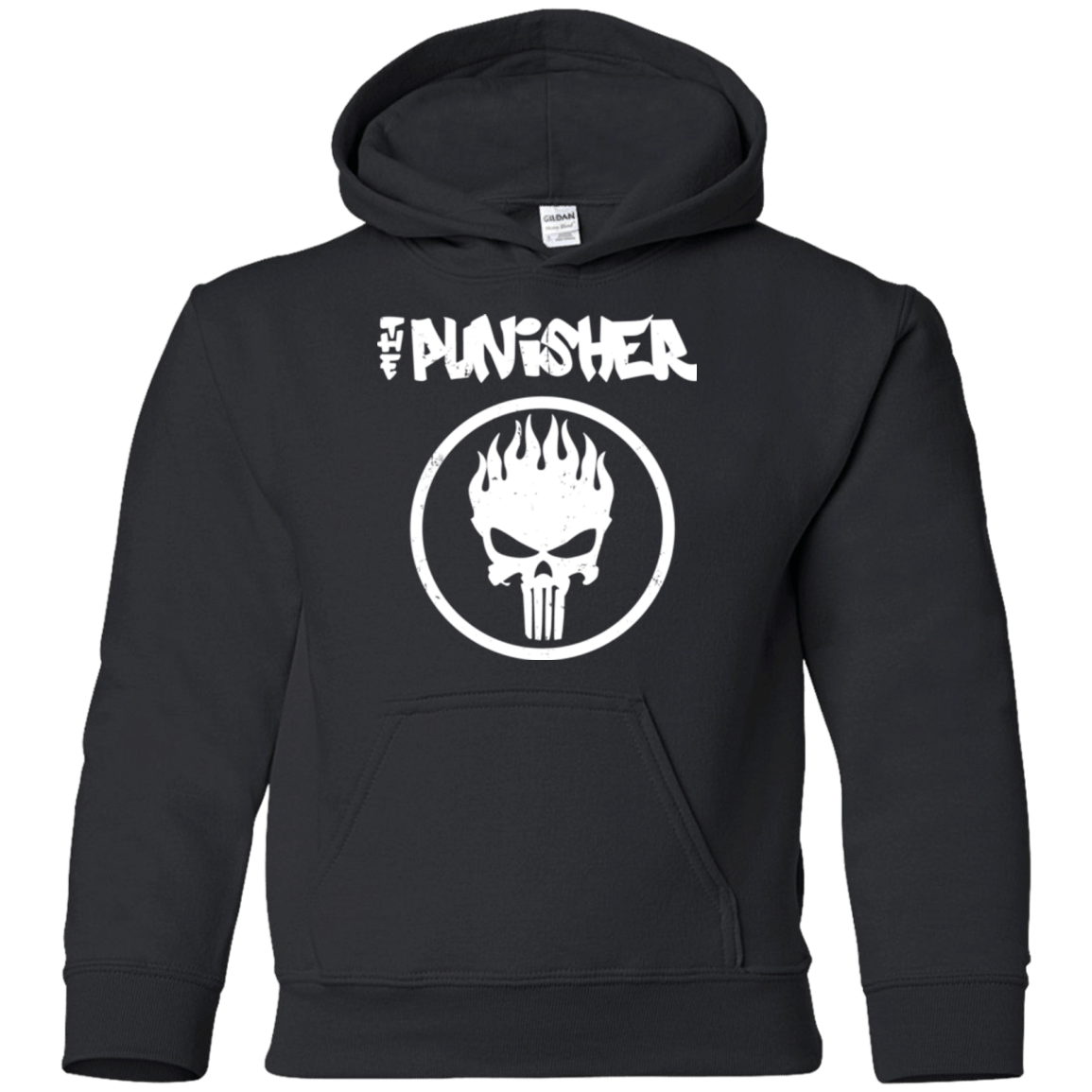 Sweatshirts Black / YS The Punisher Youth Hoodie