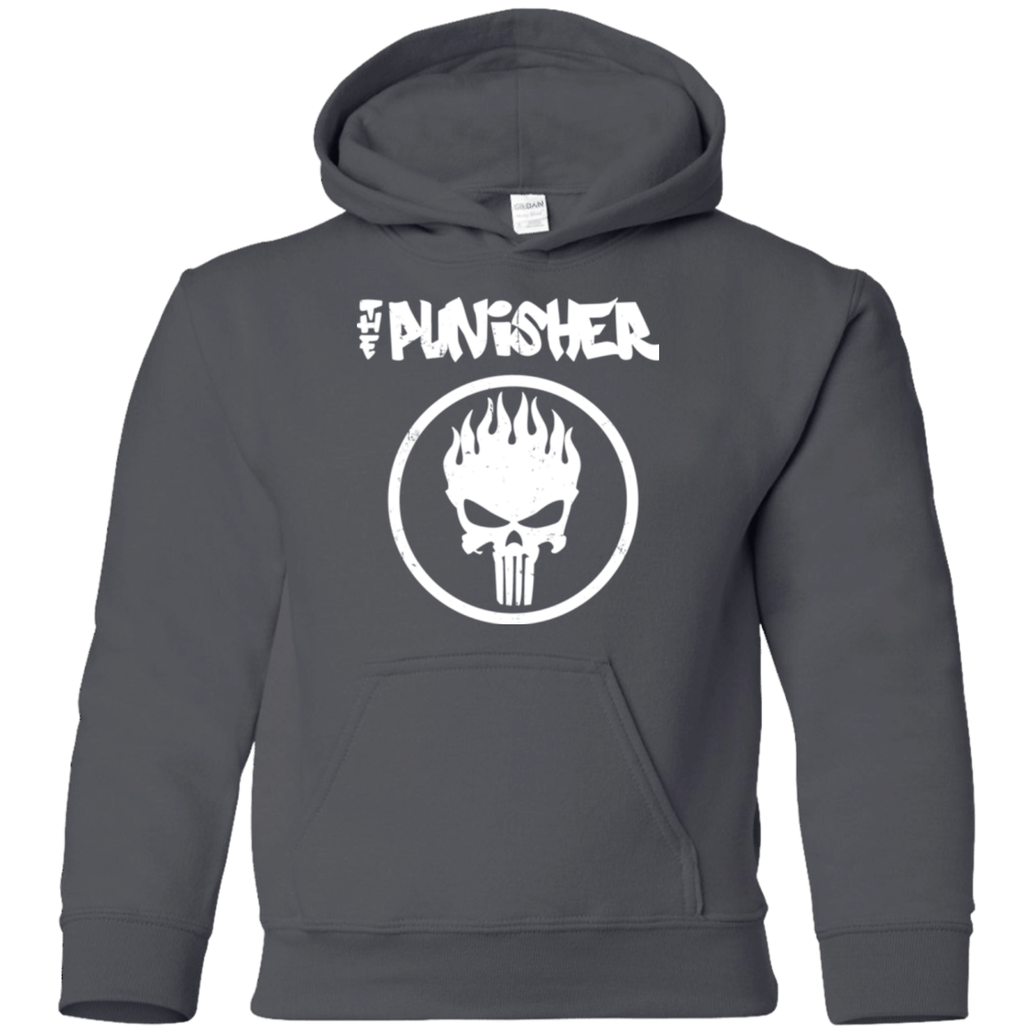 Sweatshirts Charcoal / YS The Punisher Youth Hoodie