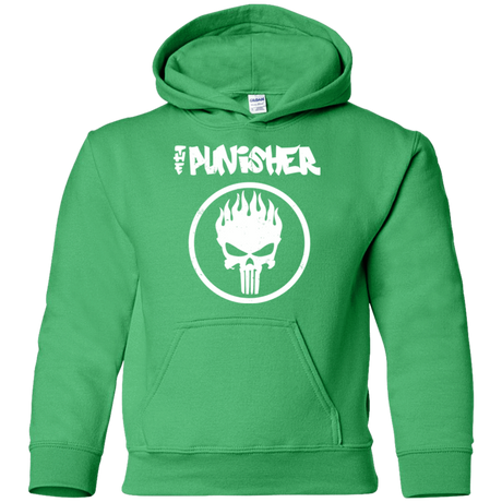 Sweatshirts Irish Green / YS The Punisher Youth Hoodie