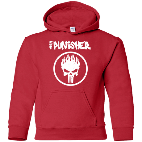 Sweatshirts Red / YS The Punisher Youth Hoodie