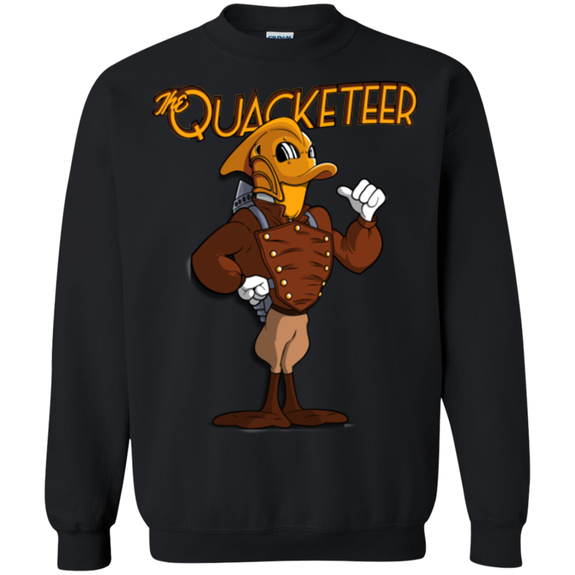 Sweatshirts Black / Small The Quacketeer Crewneck Sweatshirt