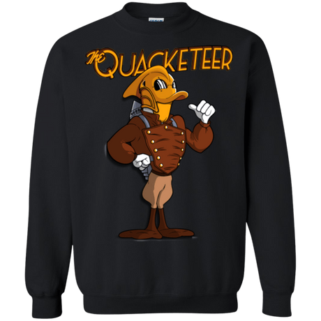 Sweatshirts Black / Small The Quacketeer Crewneck Sweatshirt
