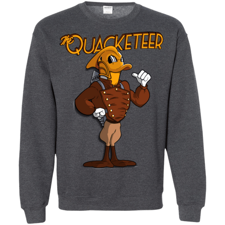 Sweatshirts Dark Heather / Small The Quacketeer Crewneck Sweatshirt