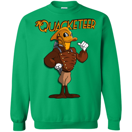Sweatshirts Irish Green / Small The Quacketeer Crewneck Sweatshirt