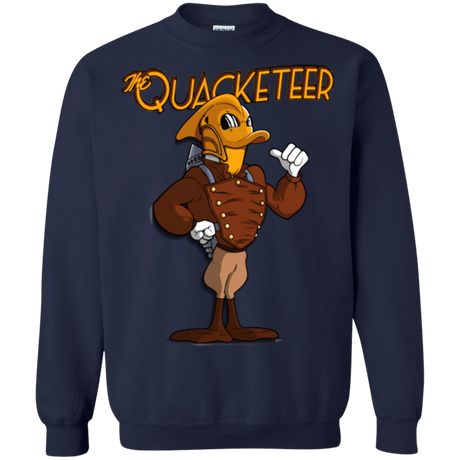 Sweatshirts Navy / Small The Quacketeer Crewneck Sweatshirt