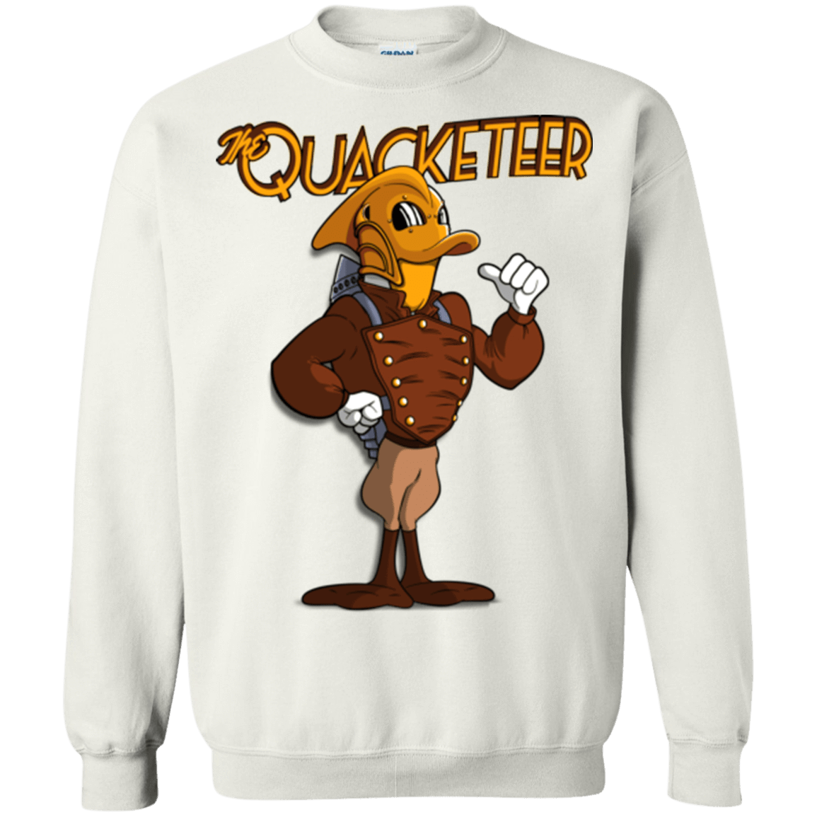 Sweatshirts White / Small The Quacketeer Crewneck Sweatshirt
